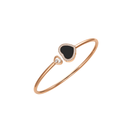 Rose gold and diamond bracelet