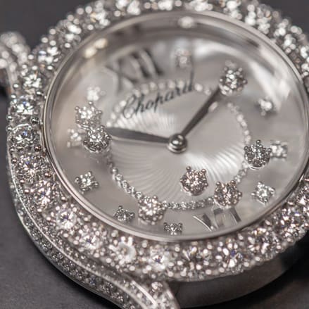 Orologio con diamanti Happy Sport di Chopard