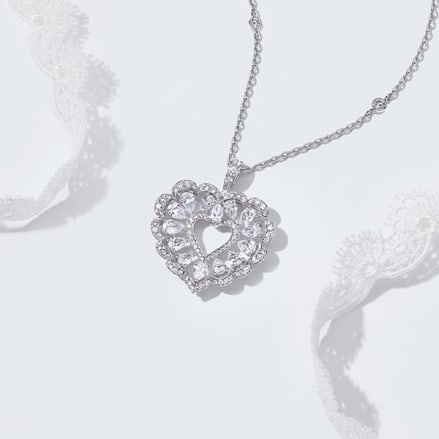 Chopard Precious Lace white gold and diamond necklace