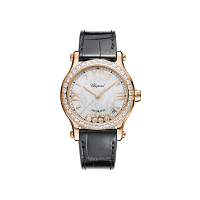 Chopard Happy Sport Women diamond watch FRONT