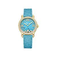 Chopard Happy Sport Women Diamond Watch Front view