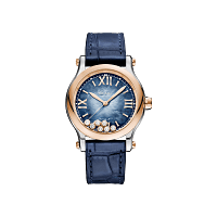 Chopard Happy Sport Women diamond watch FRONT