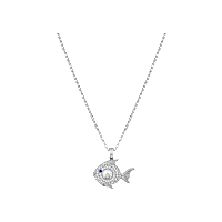 Chopard - Diamond Pendant Happy Diamonds Fish 79A205-1201 front view