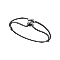 Chopard - Bracelet Ice Cube Black HyCeram&reg; Bracelet 857005-9002 Vue boucl&eacute;e avec la boucle