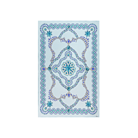 Bleu clair - 140&nbsp;* 200 cm &Eacute;tole vue &agrave; plat