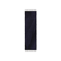 Blu navy e nero - 38 * 180 cm Altro veduta piana