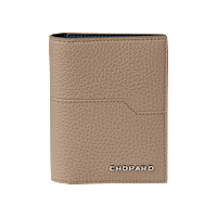 HERITAGE FOLDED CARD HOLDER - Chopard Luxury Accessories 95012-0474 front view