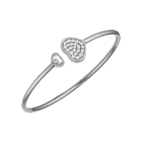 Chopard Diamond Bracelet Happy Hearts @857482-1900 3/4 view
