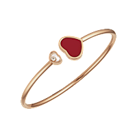Chopard Diamond Bracelet Happy Hearts @857482-5700 3/4 view