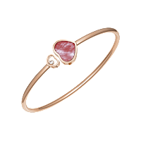Chopard Diamond Bracelet Happy Hearts @857482-5710 3/4 view