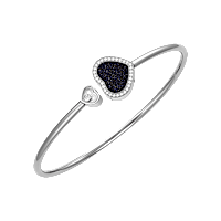 Chopard Diamond Bracelet Happy Hearts @85A074-1510 3/4 view