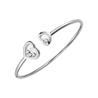 Chopard Diamond Bracelet Happy Diamonds Icons @85A614-1000 3/4 view