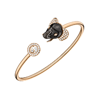 Chopard Diamond bracelet HAPPY DIAMONDS ELEPHANT @85A689-5200 3/4 view