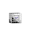 아이스 큐브 탁상시계