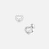 Chopard - Diamond Earrings Happy Diamonds Icons 83A192-1201 front & 3/4 view