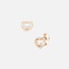 Chopard - 钻石 耳环 Happy Diamonds Icons 83A192-5201 正面及3/4视图