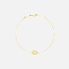 Chopard - Diamond Bracelet Happy Diamonds Icons 85A191-0001 fastened in a loop with the buckle view