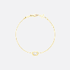 Chopard - Diamond Bracelet Happy Diamonds Icons 85A192-0001 fastened in a loop with the buckle view