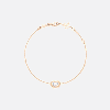 Chopard - Pulsera Diamantes Happy Diamonds Icons 85A192-5001 Vista abrochada en bucle con hebilla