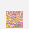Light purple / Light orange - 90 x 90 cm (35.4&ldquo; x 35.4&rdquo;) Scarf flat view