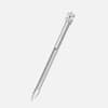 Chopard silver-toned metal with cubes motif barrel Ice Cube Pure ballpoint front view