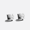 Ice Cube Curved Cufflinks
