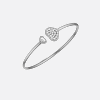 Chopard Diamond Bracelet Happy Hearts @857482-1900 3/4 view