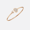 Chopard Diamond Bracelet Happy Hearts @857482-5900 3/4 view